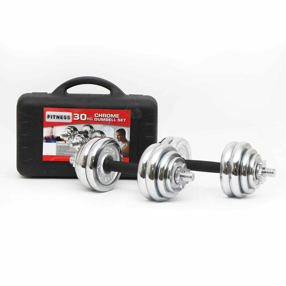 Dumbbell Set Weight Dumbbells Home Gym Training Fitness Barbell Equipment Case