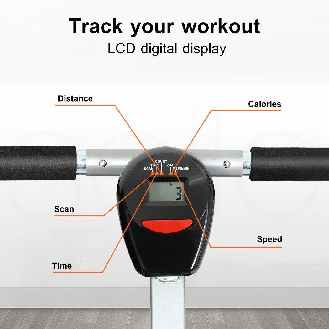 Centra Hydraulic Rowing Machine 12 Levels Resistance Cardio Exercise Fit Home