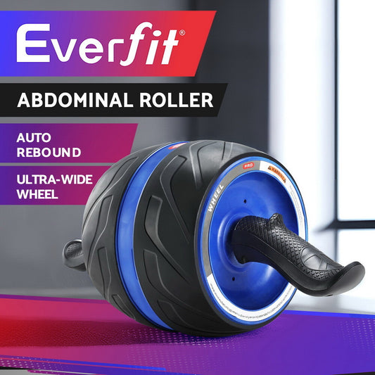 Everfit Ab Roller Carver Automatic Rebound Abdominal Wheel Home Gym Workout