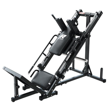 Ritfit BLP01 2-In-1 Leg Press and Hack Squat Machine with Steel Foot Pedals and Anti-Slip Patterns Home Gym Hip Abduction Machines