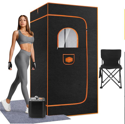 ONEAMG Portable Sauna Box for Home, Personal Steam Nurecover Saunas Heater at Home Use, Indoor Foldable Sauna Tent, Dry Sauna SPA (36X36X71 Inch）