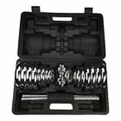 Dumbbell Set Weight Dumbbells Home Gym Training Fitness Barbell Equipment Case