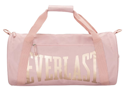 Durable Duffle Gym Bag with Adjustable Strap Everlast Brooklyn Barrel Bag Black