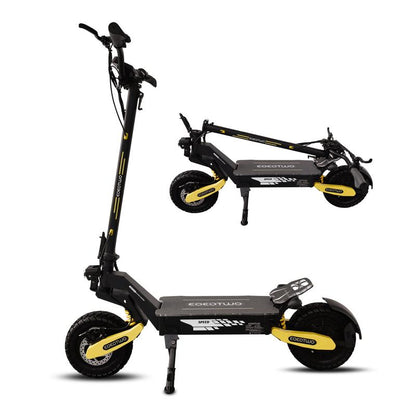 All-Terrain Electric Scooter,1200W Violent Motor,30Mph Speed 20/40Miles Range,3 Seconds Folding,330Lbs Load Capacity,Dual Shock Absorption,Foldable Off-Road E-Scooter