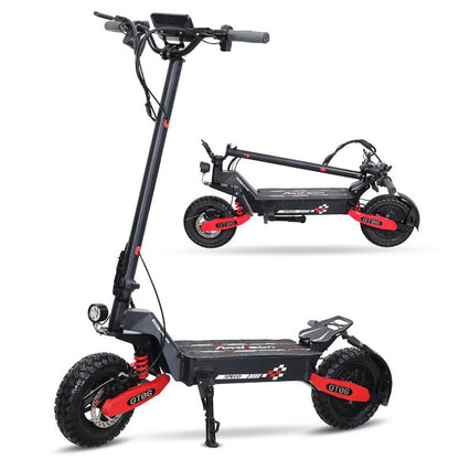 All-Terrain Electric Scooter,1200W Violent Motor,30Mph Speed 20/40Miles Range,3 Seconds Folding,330Lbs Load Capacity,Dual Shock Absorption,Foldable Off-Road E-Scooter