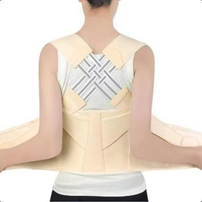 Waist Trainer Correct Bad Posture Help and Hunchback Unisex Posture Enhancer Back Support Posture Correction Shoulder Belt Correction Vest for Home Office