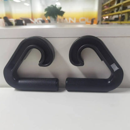 Pull up Hand Grip Ergonomic Hook Type Fitness Handle Gym Deadlift Pull down Grips Versatile Weights Roating Feet Exerciser