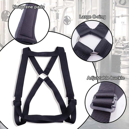 Body Weight Portable Weightlifting Barbell Plates Weighting Vest Strap for Pull Ups