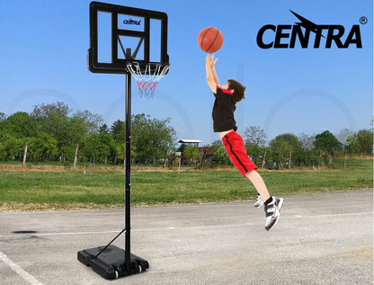 Centra Basketball Hoop Stand Portable 1.3-3.05M Height Adjustable Net Ring Adult