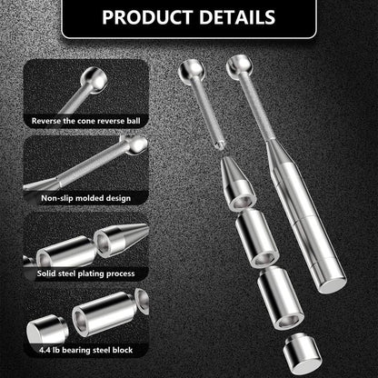 Adjustable Macebell Clubbell, 6-In-1 Premium Steel Indian Club, Strength Training Equipment for Full Body, Muscles, Shoulder, Grips & Forearms