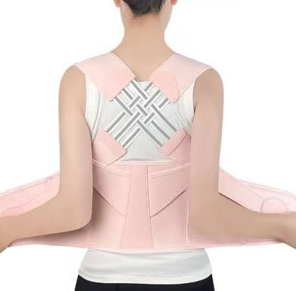 Waist Trainer Correct Bad Posture Help and Hunchback Unisex Posture Enhancer Back Support Posture Correction Shoulder Belt Correction Vest for Home Office