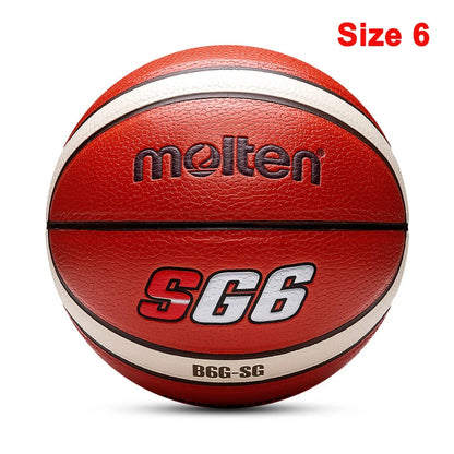 2023  Original Basketball Ball Size 7/6/5 High Quality PU Wear-Resistant Match Training Outdoor Indoor Men Basketbol Topu
