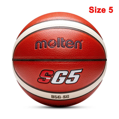 2023  Original Basketball Ball Size 7/6/5 High Quality PU Wear-Resistant Match Training Outdoor Indoor Men Basketbol Topu