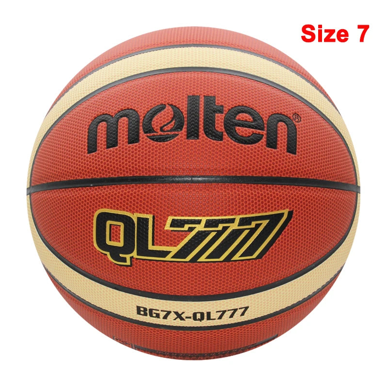 2023  Original Basketball Ball Size 7/6/5 High Quality PU Wear-Resistant Match Training Outdoor Indoor Men Basketbol Topu