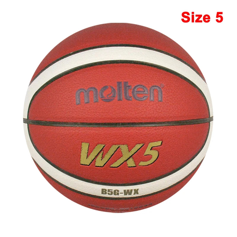 2023  Original Basketball Ball Size 7/6/5 High Quality PU Wear-Resistant Match Training Outdoor Indoor Men Basketbol Topu
