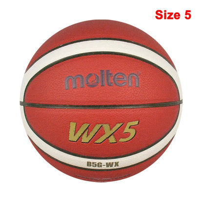 2023  Original Basketball Ball Size 7/6/5 High Quality PU Wear-Resistant Match Training Outdoor Indoor Men Basketbol Topu
