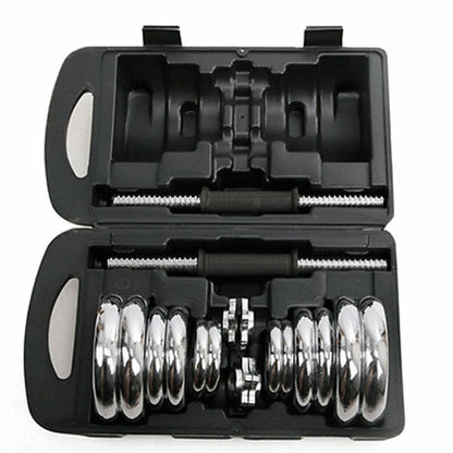 Dumbbell Set Weight Dumbbells Home Gym Training Fitness Barbell Equipment Case