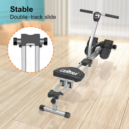 Centra Hydraulic Rowing Machine 12 Levels Resistance Cardio Exercise Fit Home