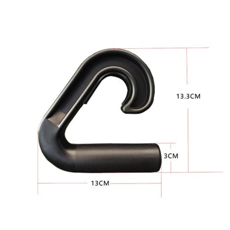 Pull up Hand Grip Ergonomic Hook Type Fitness Handle Gym Deadlift Pull down Grips Versatile Weights Roating Feet Exerciser