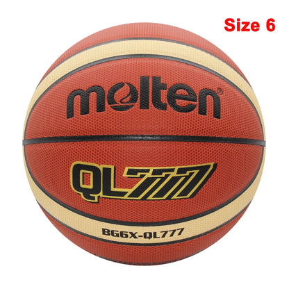 2023  Original Basketball Ball Size 7/6/5 High Quality PU Wear-Resistant Match Training Outdoor Indoor Men Basketbol Topu