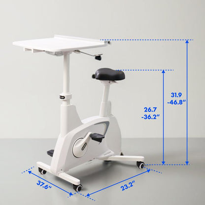 【Memorialday】3-In-1 Exercise Bike V9 PLUS, All-In-One under Desk Bike with Pedal Exerciser, Indoor Cycling Bike with Adjustable Resistance/Lcd Display/Seat/Desktop 350LBS Heavy Duty, Stationary Bike for Home